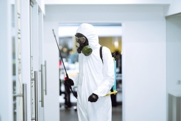 Highfield cleaning team at work